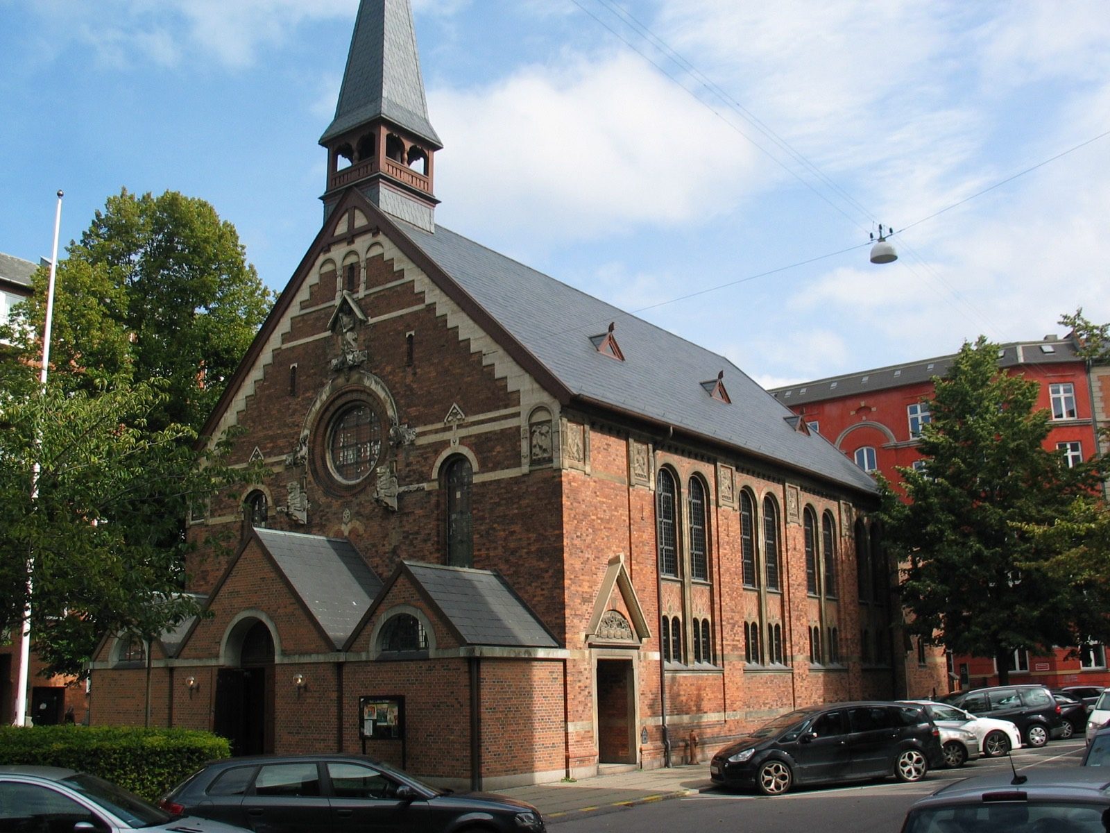 Sankt Lucas Kirke, Frederiksberg, hvor Ada og Nolde gifter sig den 25. februar 1902