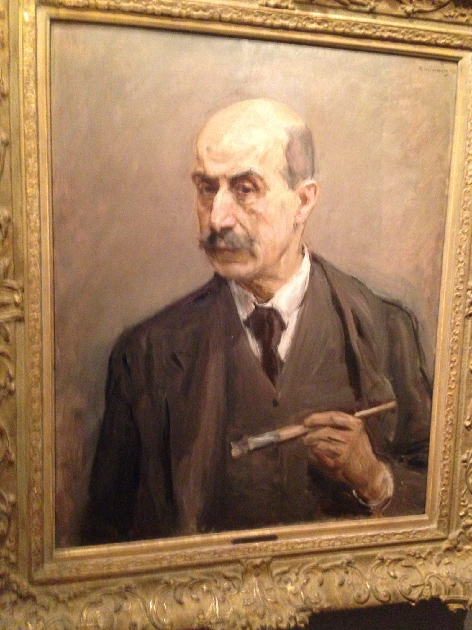 Selvportræt af Max Liebermann