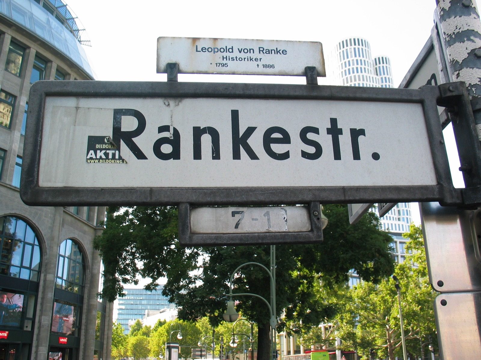 Rankestraße i Berlin, hvor Neue Secession i 1910 afholder deres første udstilling